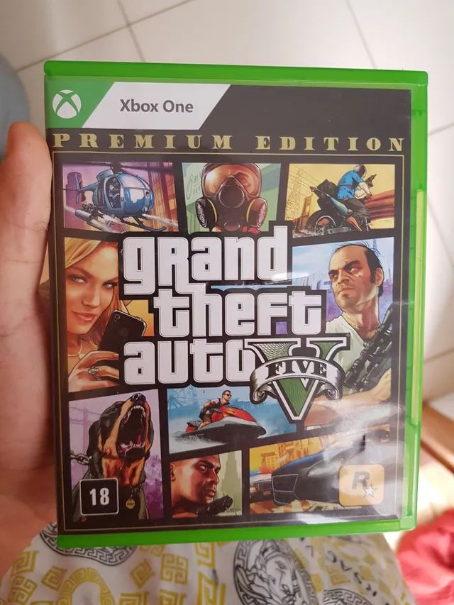 Jogo Gta 5 - Grand Theft Auto V Xbox One s Midia física