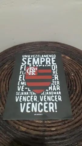 Quadro Flamengo Time de Futebol Placa mdf 21x29cm