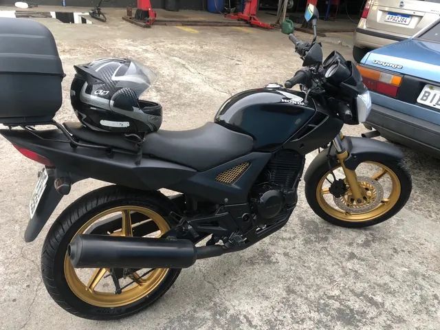 Honda CBX 250 Twister 2008 Cinza, KM Motos