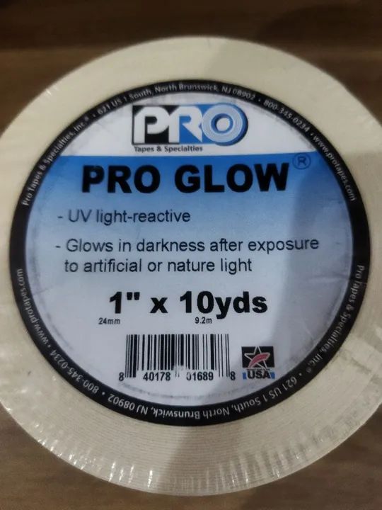 Fita fotoluminescente Pro Glow brilha no escuro kit com 4 unidades. - Foto 2