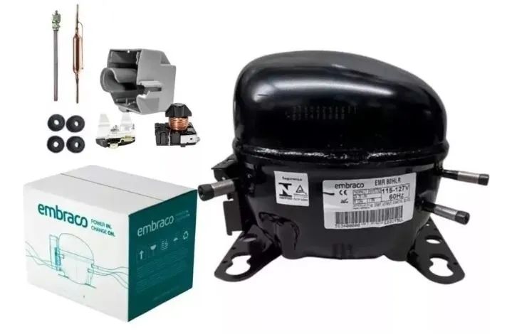 Compressor Embraco 1/4+ 220v R134A  - Foto 2