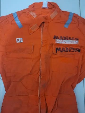 Macacão Rf Laranja Padrão Petrobras Usado - Foto 3