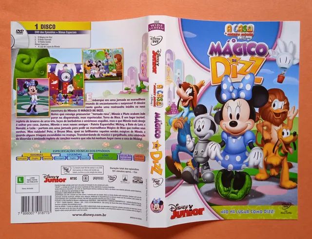 Dvd A Casa do Mickey Mouse - 2 Filmes - Walt Disney  - Foto 2