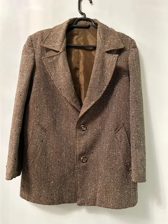 Casaco de tweed tipo blaiser grosso tam M