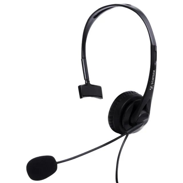 Headset Office Fortrek FK 731A USB Preto Loja Coimbra Computadores Entregamos