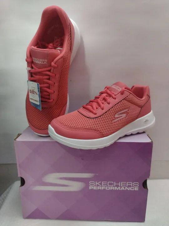 Tênis Skechers Feminino Go Walk Joy Novo original cor coral 36/37/38