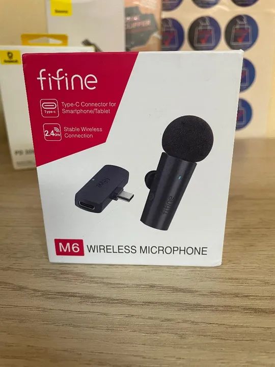 Microfone de lapela fifine M6