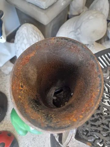 Moedor antigo de café em ferro fundido  - Foto 5