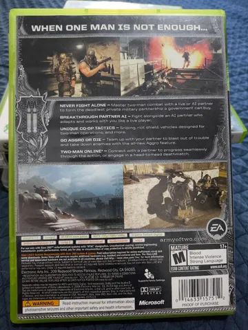 Army of Two 1 Xbox 360 Original, mídia física. - Foto 3
