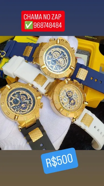 Relógio INVICTA SUBAQUA NOMA III 3 CORES DISPONÍVEIS