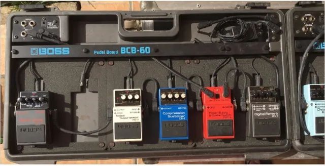 Vendo Set de Pedais Boss no Case Original - Foto 4