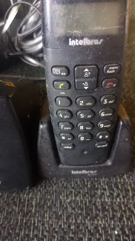 Telefone sem Fio Intelbras Ts 40 ld Preto + Ramal Ts 40r
