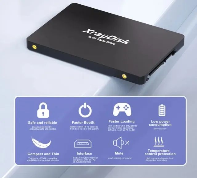 SSD Xraydisk 256gb Novo original Pronta Entrega Com Garantia - Foto 4