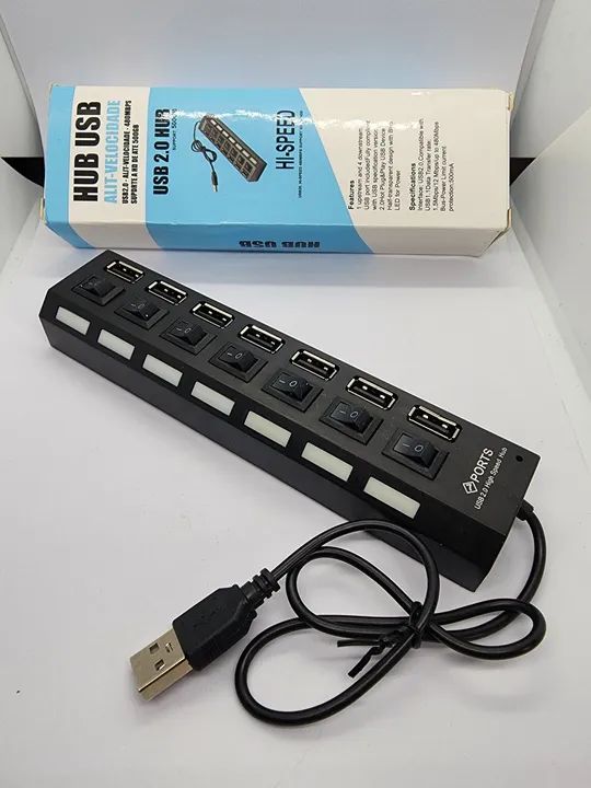 Hub USB 4 ou 7 portas. - Foto 3