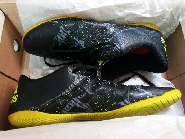 Chuteira Adidas X 15.4 In Football Soccer- nº 42 -B26936 CBlack/Syello- Na Caixa