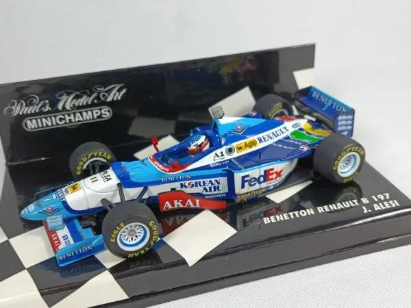 Benetton Renault B197 J.alesi Minichamps 1/43 - Hobbies e coleções