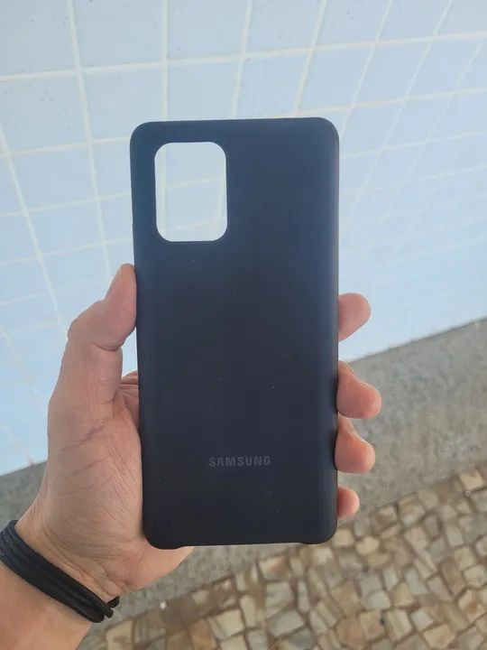 Capa do S10 Lite ORIGINAL (Troco por carregador Samsung 25W preto) - Foto 3