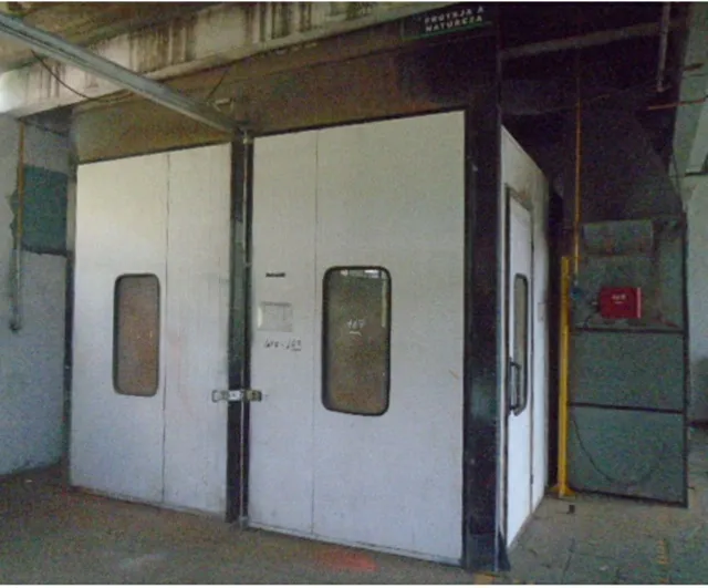Cabine de Pintura Pressurizada Aspersul C/ Exaustor e Aquecedor