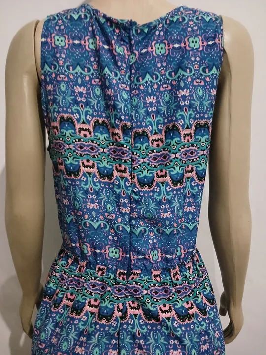 Vestido roxo azul mandala  - Foto 3