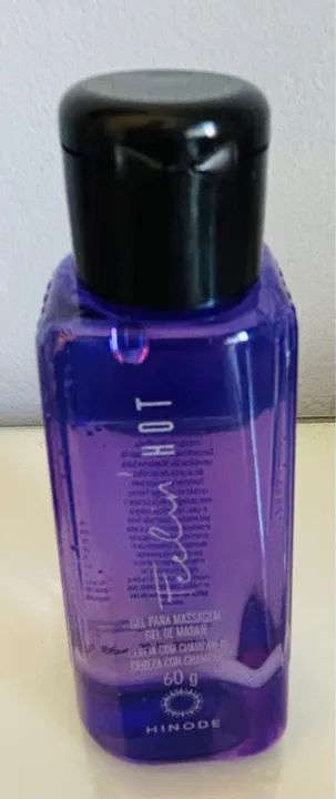 Gel Para Massagem Feelin Hot Cereja Com Chámpanhe 60ml - Foto 3