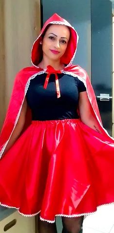 Cosplay Roupa Do Chapeuzinho Vermelho Fantasia Chapeuzinho