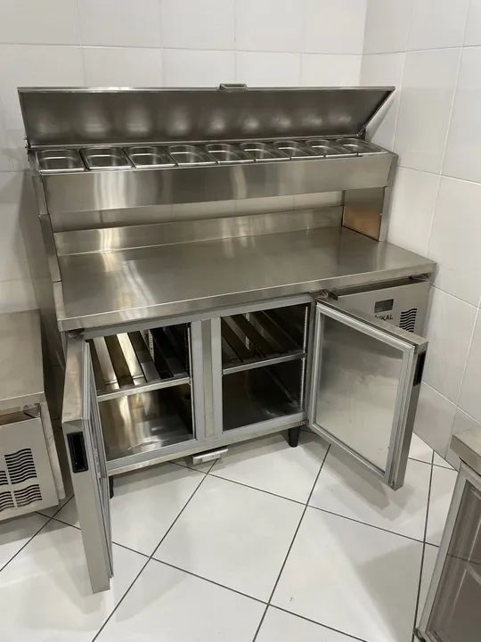 Balcão pizzaiolo refrigerado Ikal - Foto 2