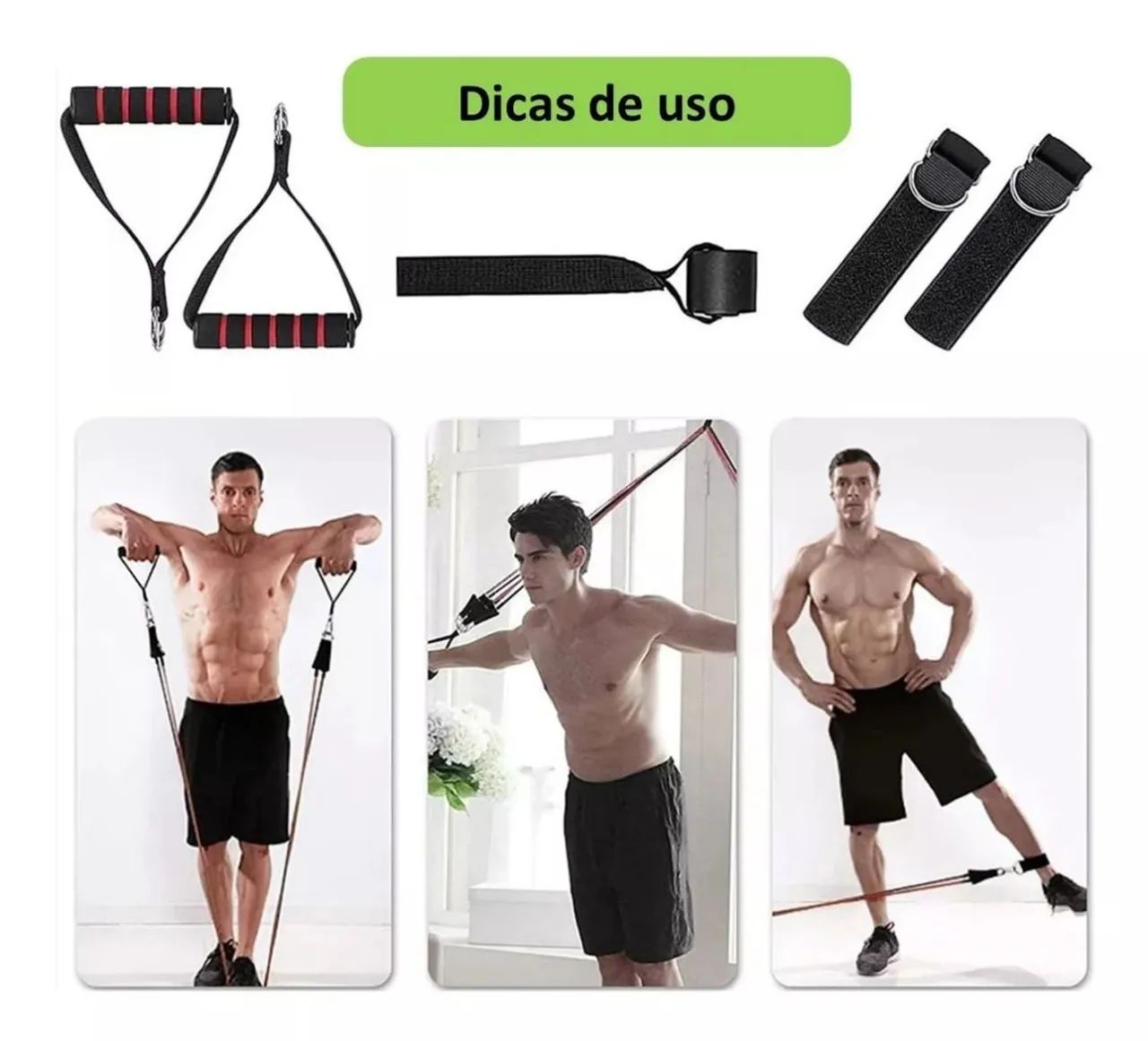 Elastico extensor 11 pçs Produto Novo - Foto 2