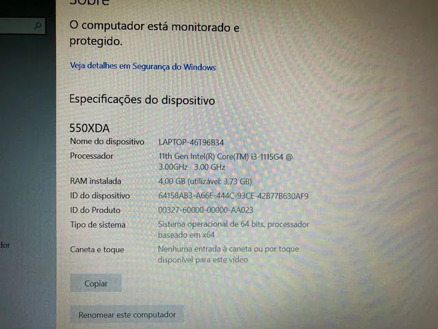 Samsung book i3 11geracao com ssd  - Foto 3