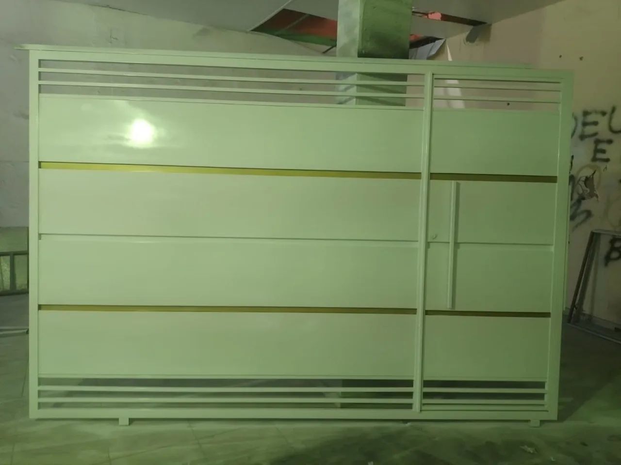 Portão galvanizado de garagem  - Foto 5