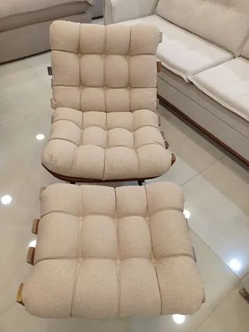 sala escritorio poltrona com puff - Foto 3
