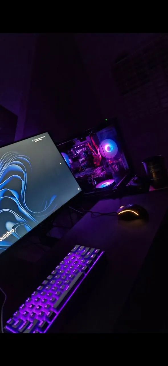 Gabinete aquário k mex / 4 fans rgb opcionais por 89,00 - Foto 3