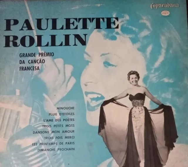Disco da Paulette Rollin - Raridade dos anos 50/60 