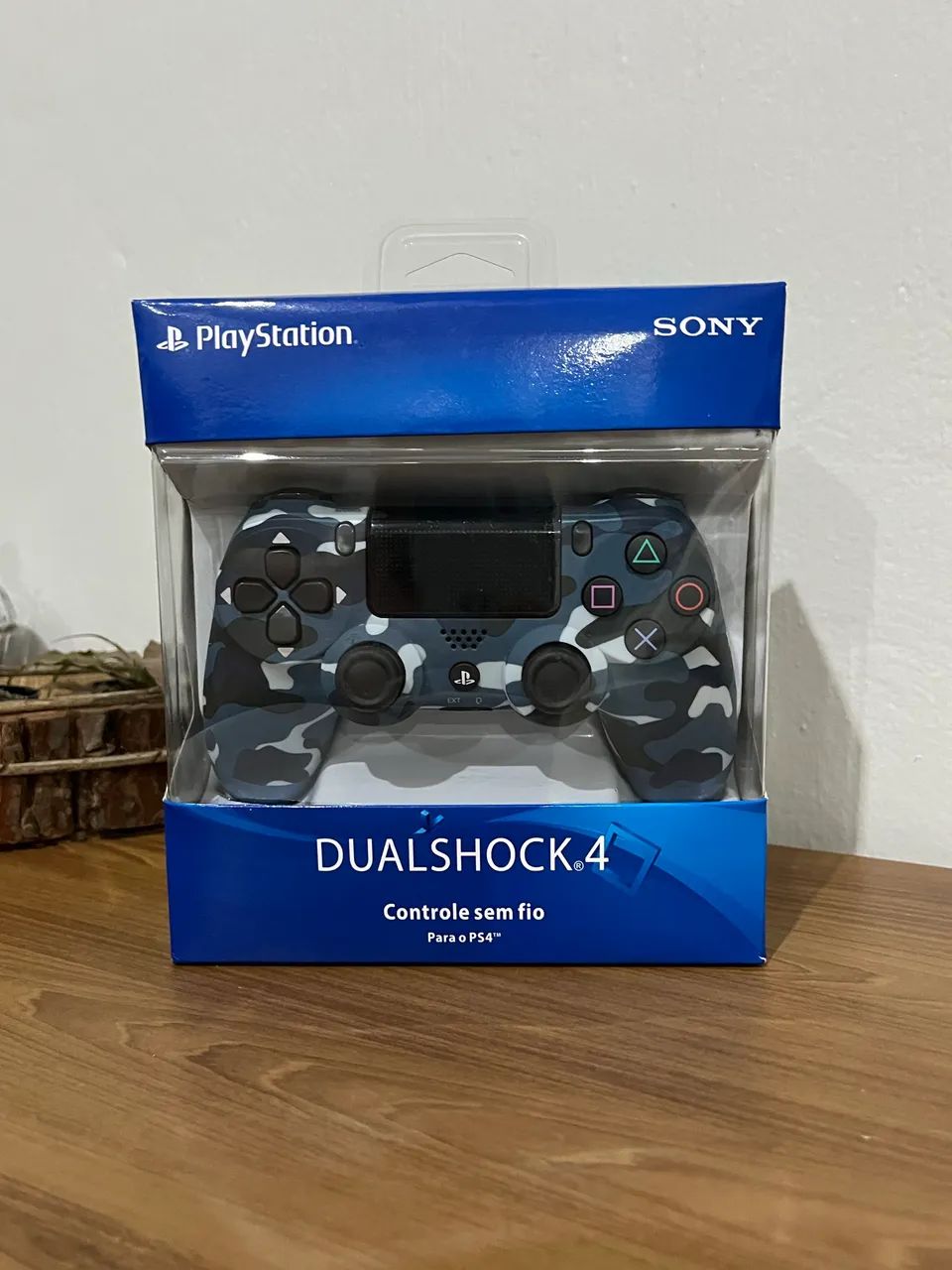 Controle Ps4 Camuflado azul 64308728766209121