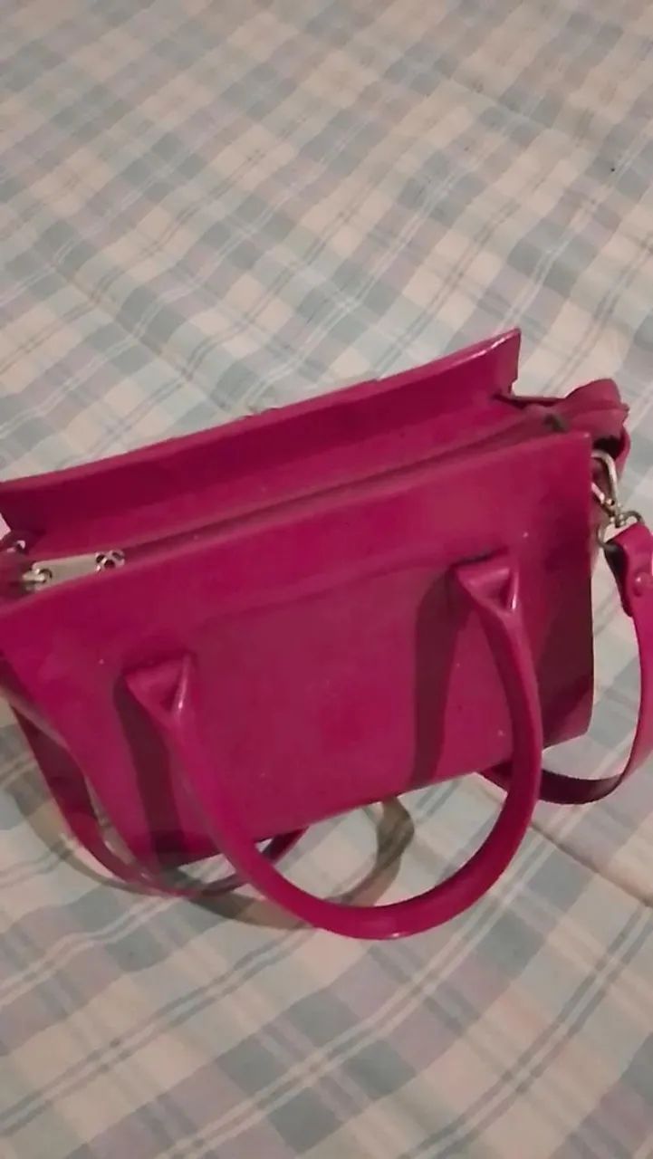 Bolsa Petit Jolie toda ok cor vinho - Foto 3