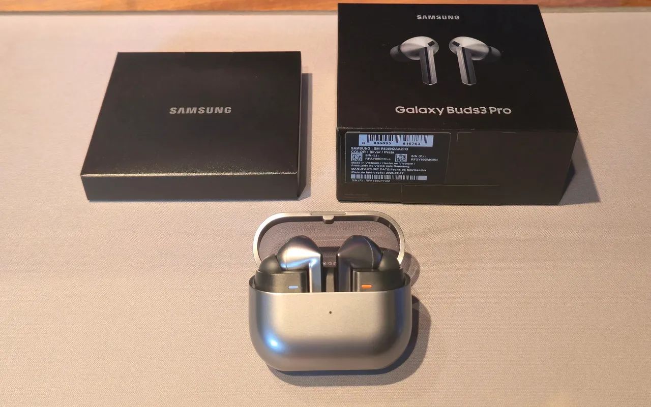 Fone Galaxy Buds3 Pro - Perfeitas condições, com 2 meses de pouco