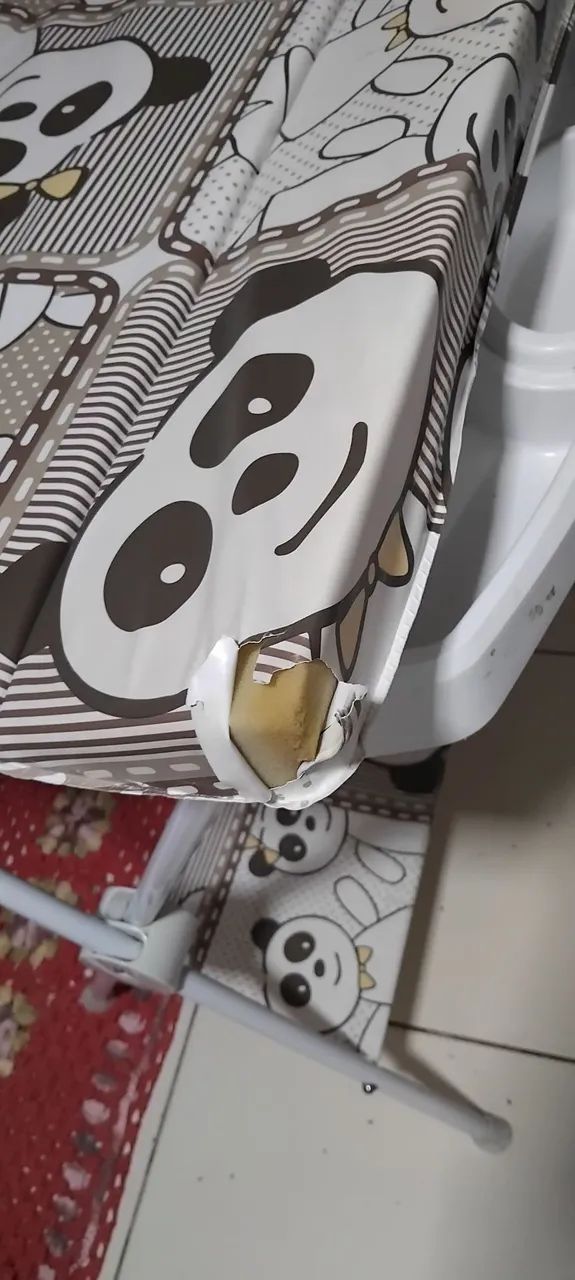 Banheira para Bebê com Trocador - Panda - Foto 3