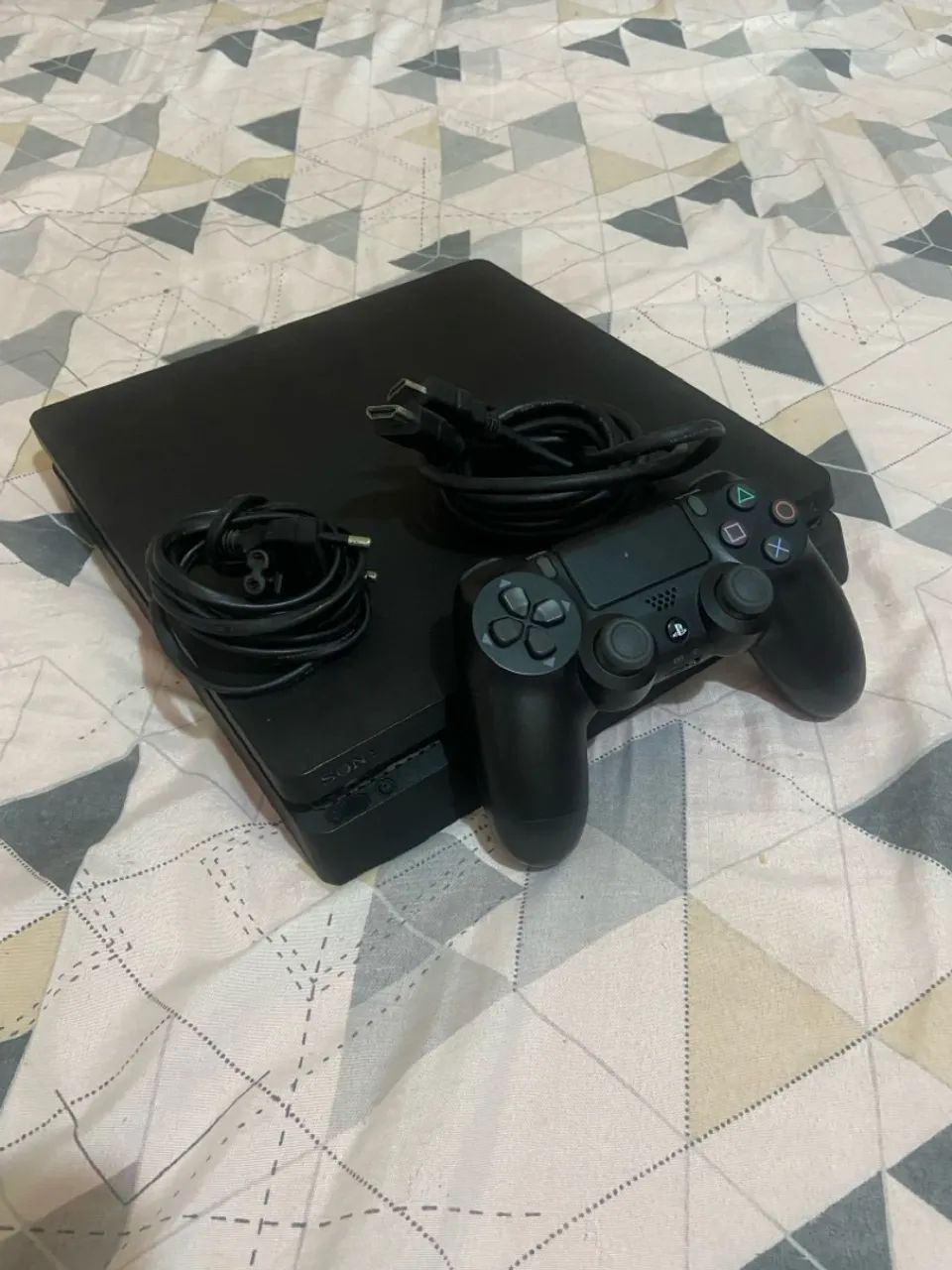Playstation 4 com controle e jogo FIFA 22 - Foto 2