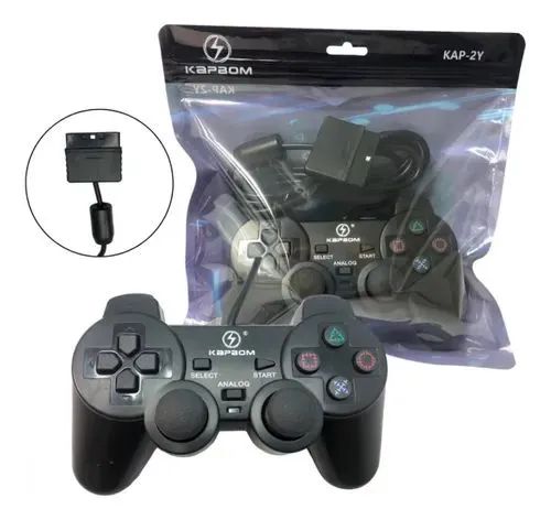 PS2 Dualshock Controller with Vibration Cable 165cm64318472390530121