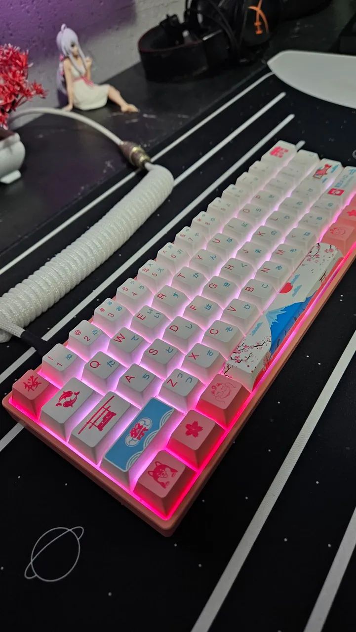 Teclado Akko 3061S World Tour Tokyo R2 - Gateron Pink