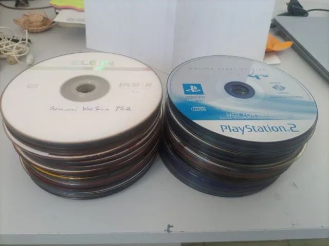 CD/DVD usados para artesanato - Lote com 233 discos - Foto 2