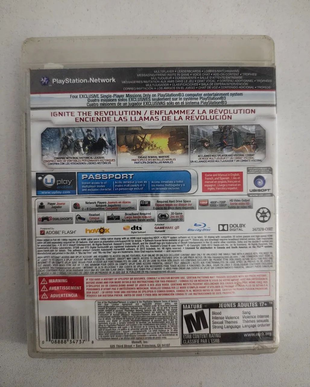 Assassin's Creed 3 - PS3 - Completo - Foto 5