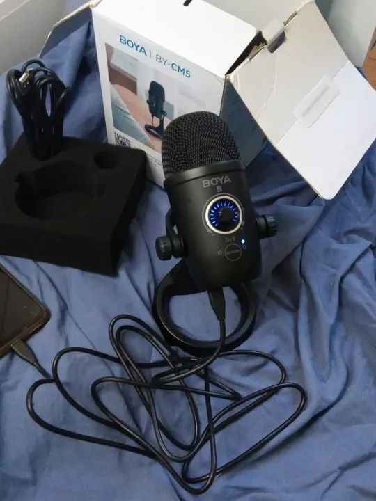 Microfone PROFISSIONAL E BARATO BOYA By-CM5 