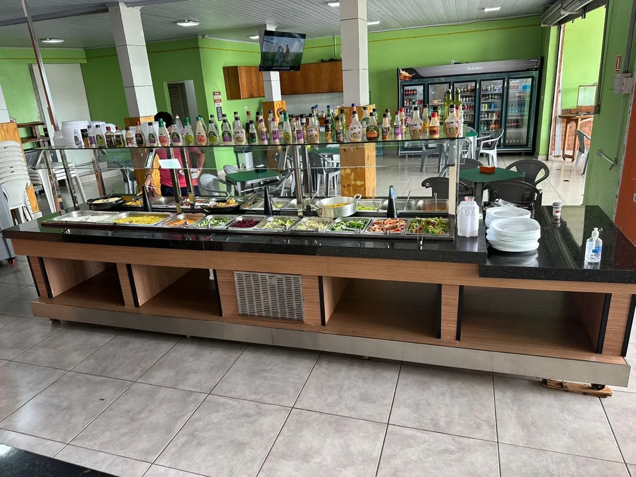 Balcão Buffet Self-Service Completo