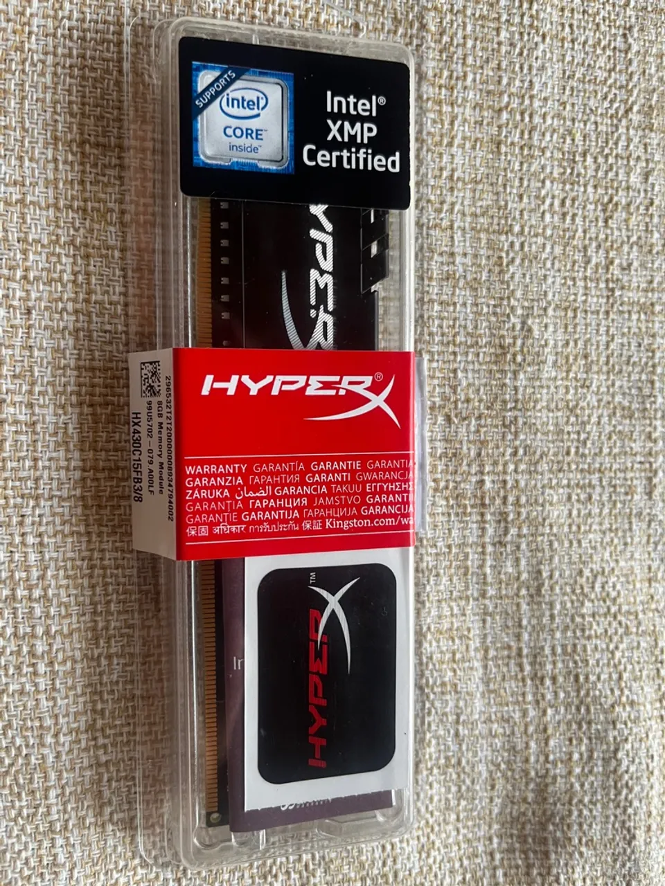 Memória HiperX 8GB DDR4