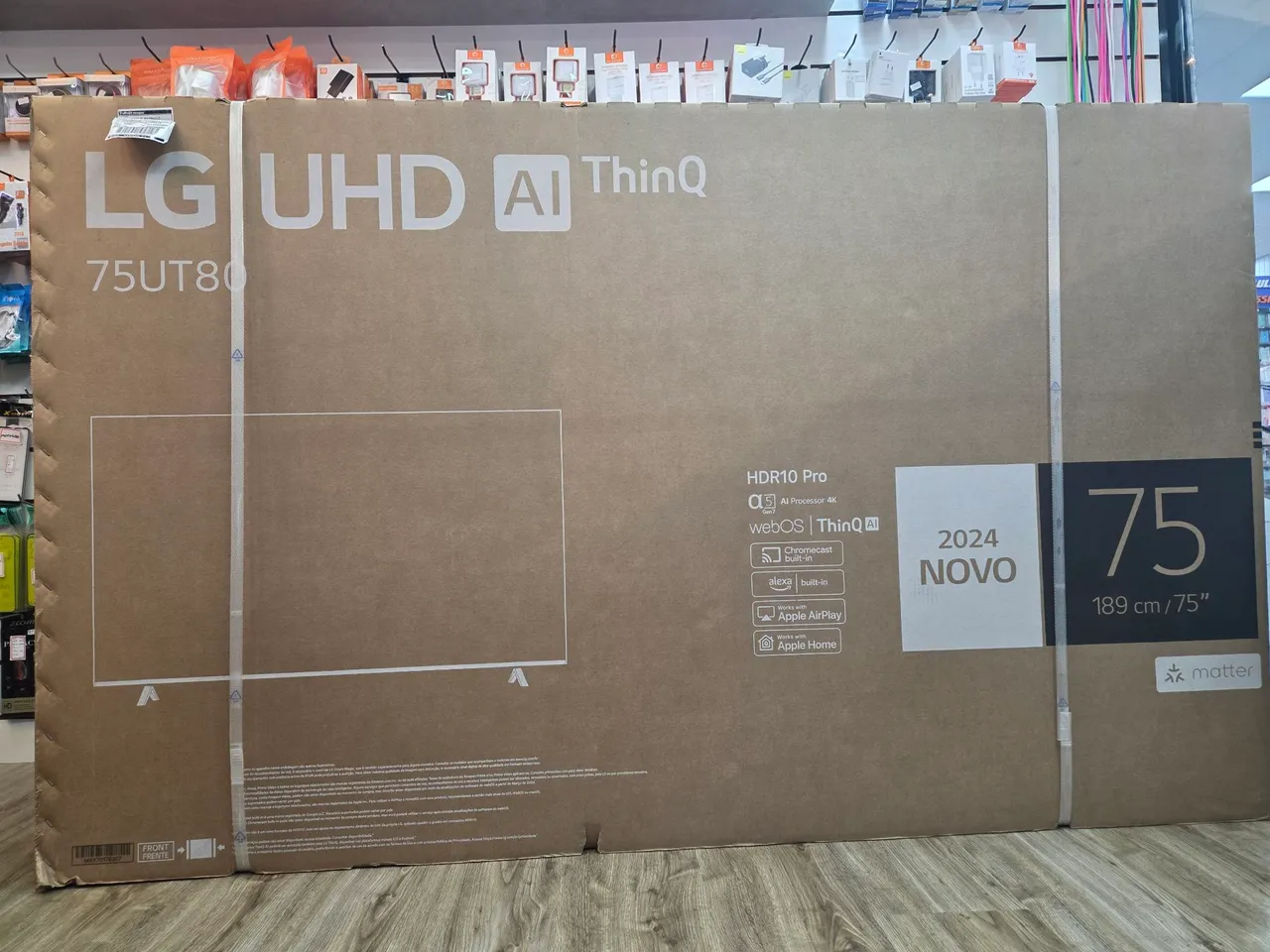 TV LG 75 POLEGADAS SMART 4K 75UT80