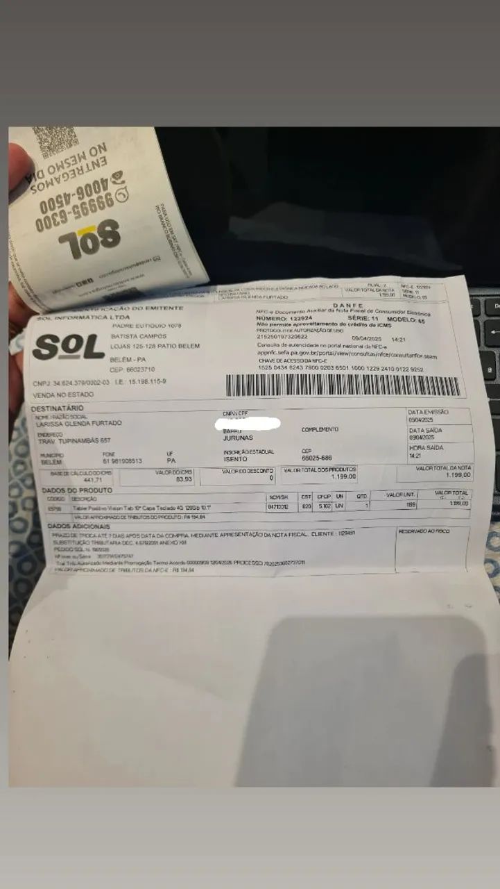 Vision Tab 10 com capa teclado - Foto 4