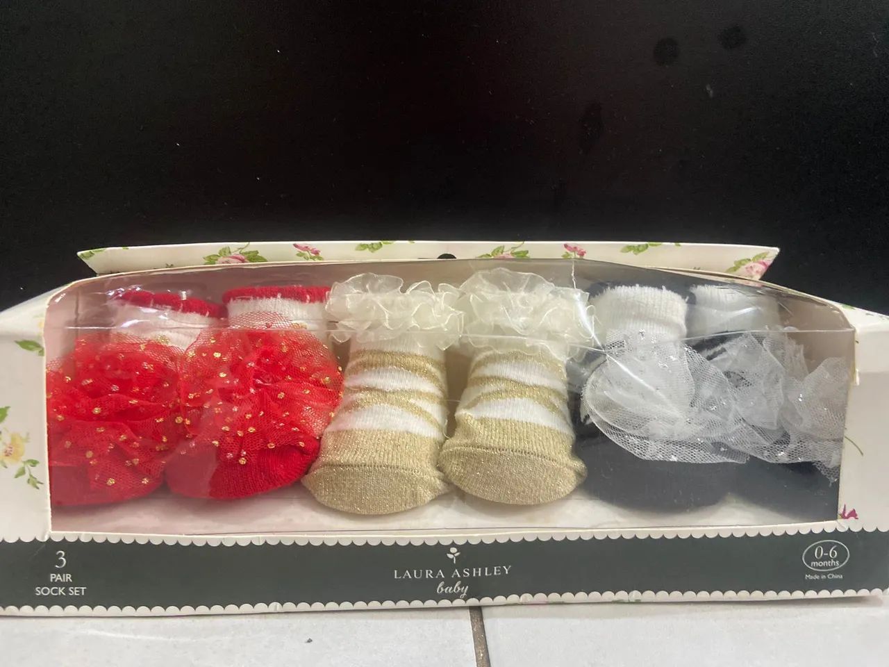 Kits de Meias para Bebê com Pompom  e de Natal - Foto 2