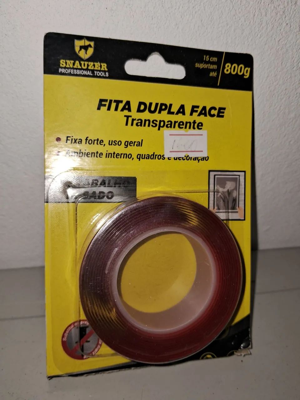 Fita Dupla Face Transparente 