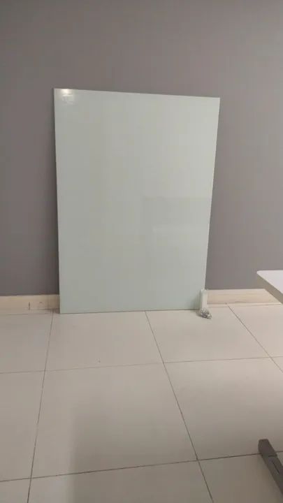 Lousa de vidro branca  - Foto 2