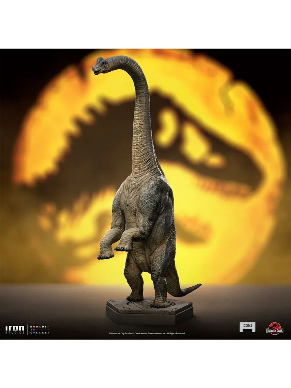 10 Estátuas Jurassic Park Series Icons Iron Studios - Foto 5